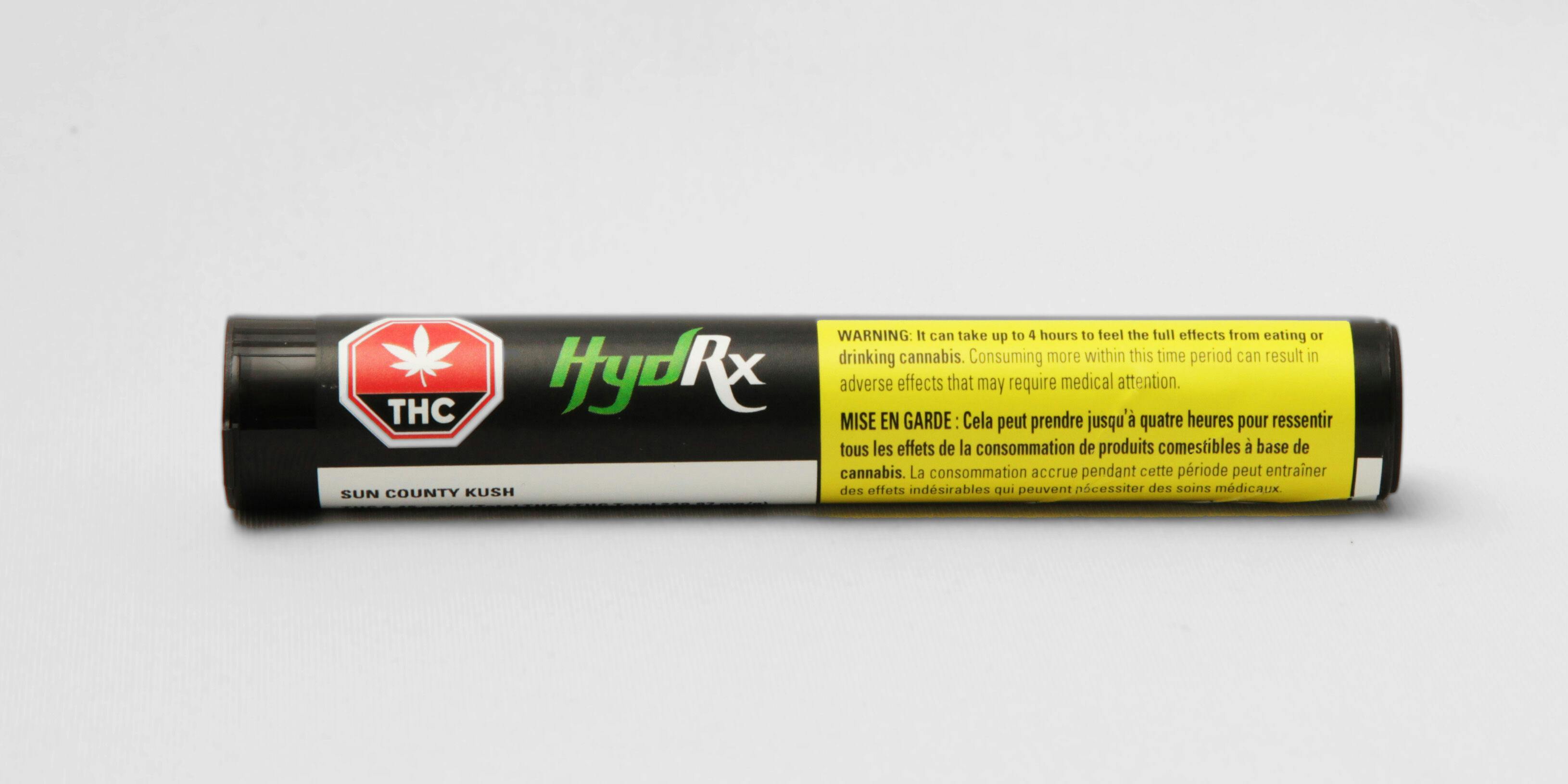 HydRx - Sun County Kush Pre-Roll - Sativa - 1x1g