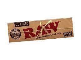 Raw single wide rolling papers