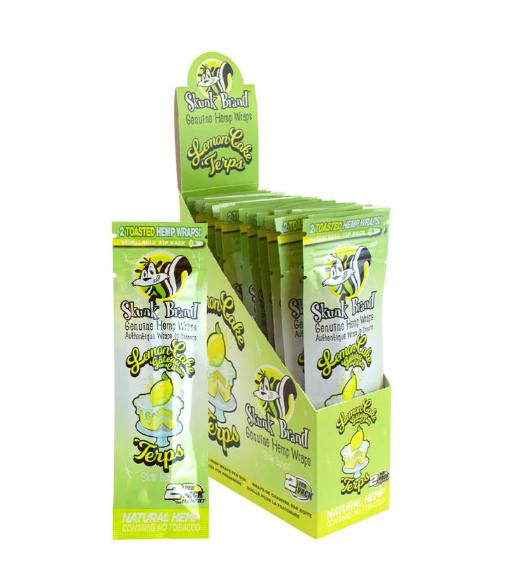 Skunk Brand Lemon Cake Genuine Hemp Wraps