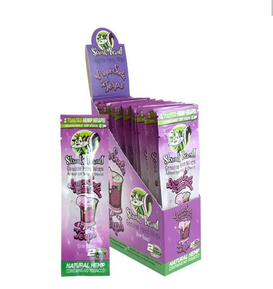 Skunk Brand Grape Soda Genuine Hemp Wraps