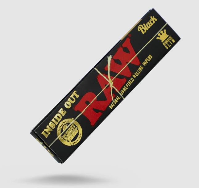 Raw Inside Out Black King Size Rolling Paper