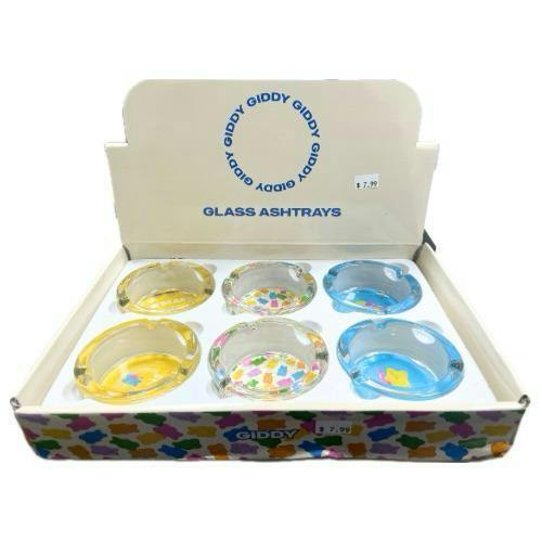 Giddy Glass Ashtray (Assorted)