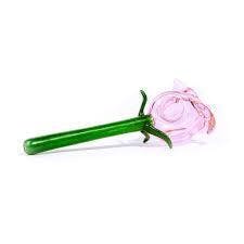Red Tek Eye Glass Rose Pipe