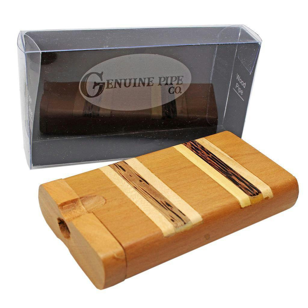 Dugout Genuine Pipe Co Light Teak Dual Stripe