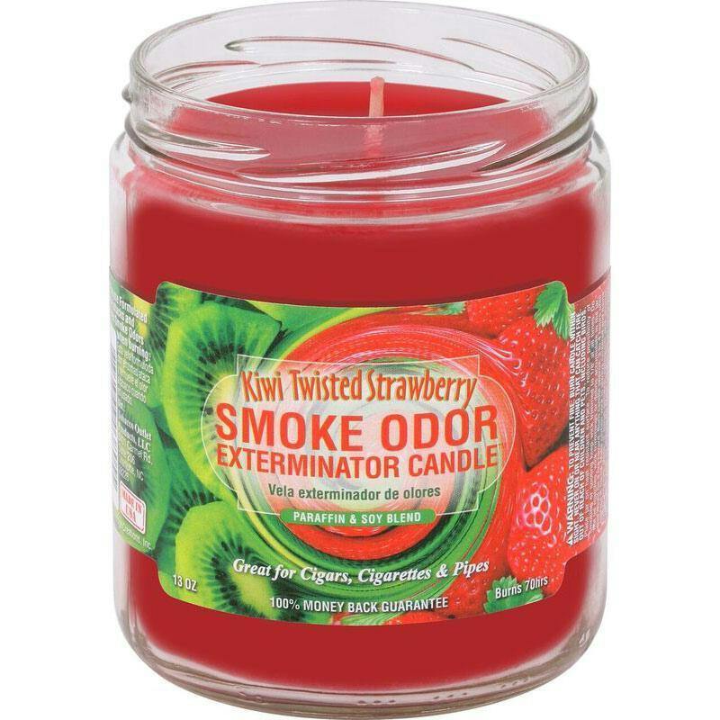 Smoke Odor Candle 13oz Kiwi Twisted Strawberry