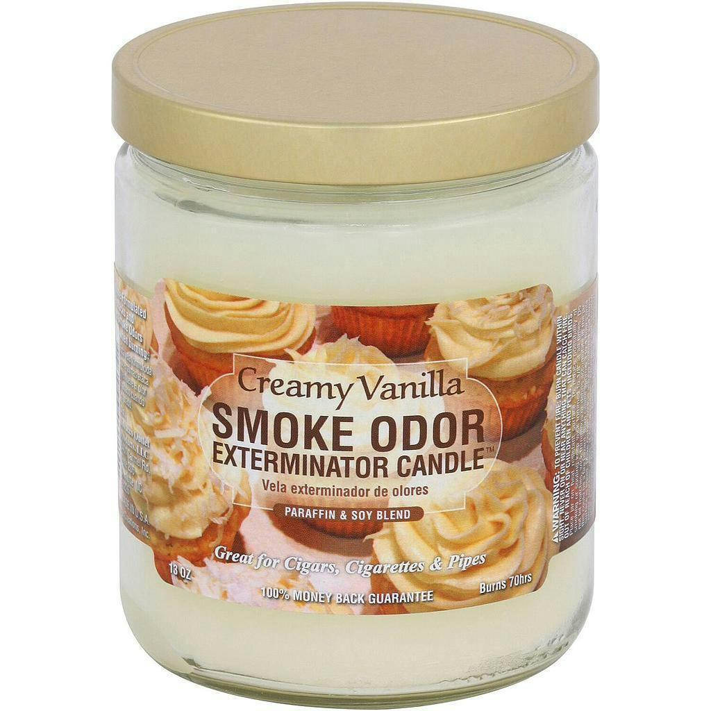 Smoke Odor Candle 13oz Creamy Vanilla