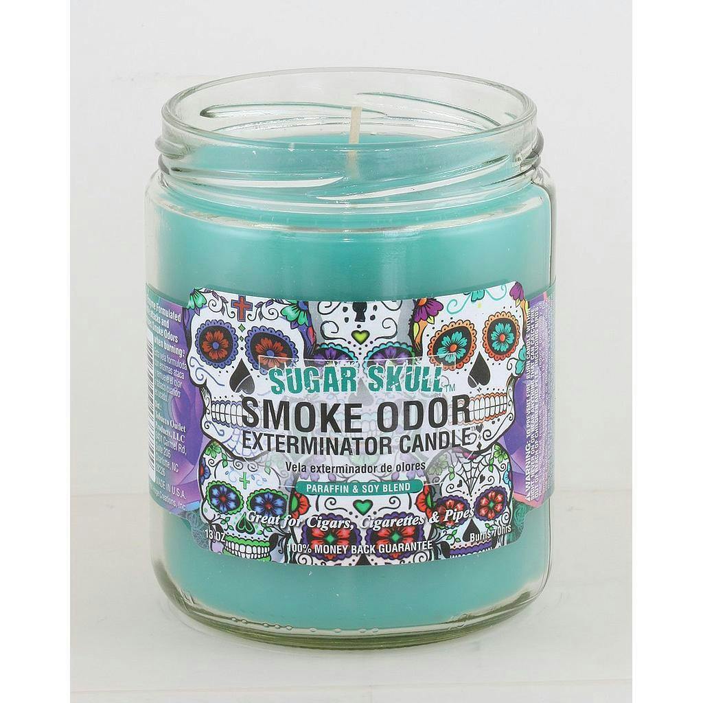 Smoke Odor Candle 13oz Sugar Skull