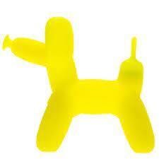 Balloon Dog Pipe Kamprad Yellow
