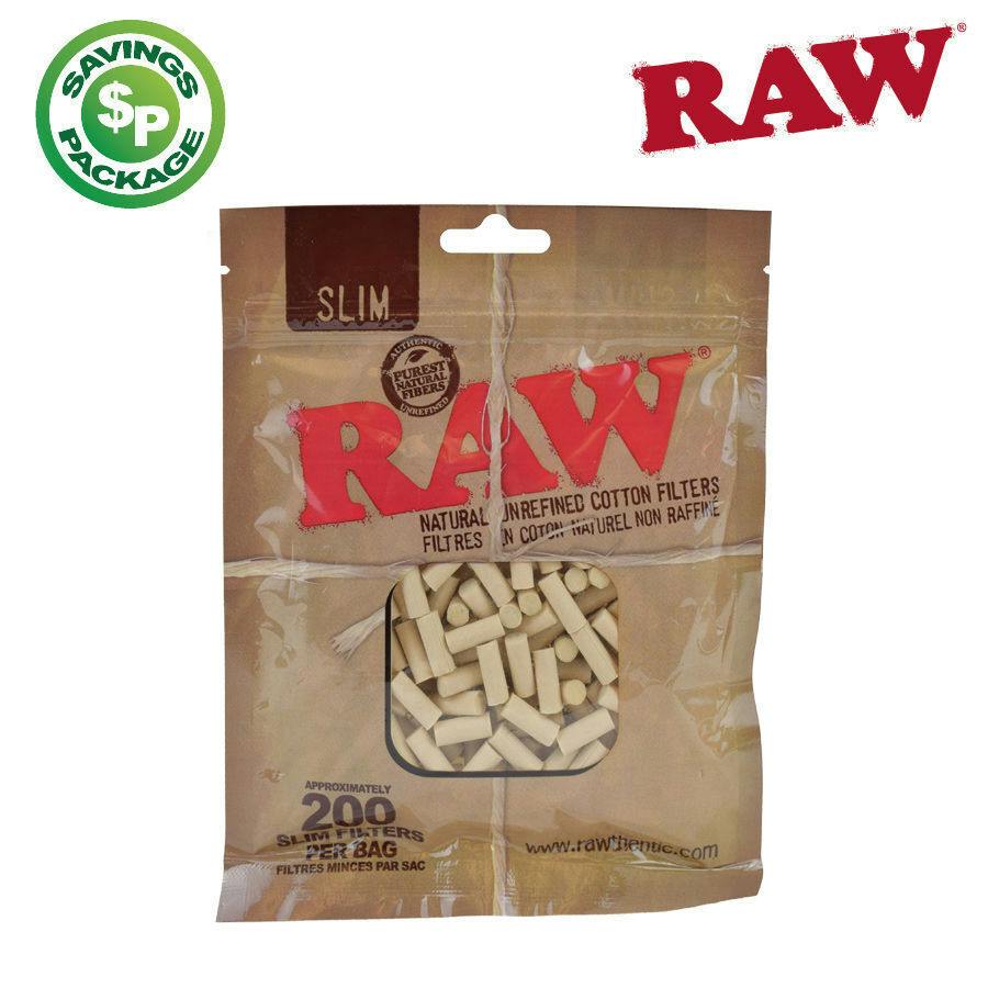 RAW Slim Filters - Approx 200/Bag