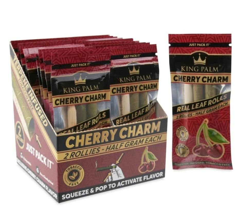 King Palm Rollie Pre-Roll - Cherry Charm - 2 per pack
