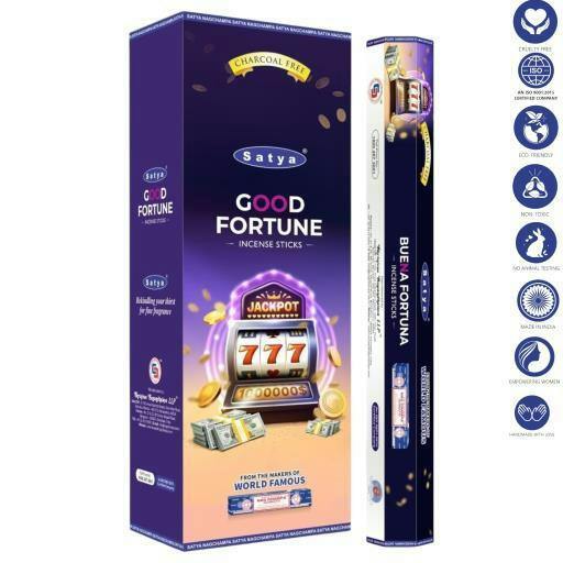 Satya Good Fortune Incense Sticks 9''