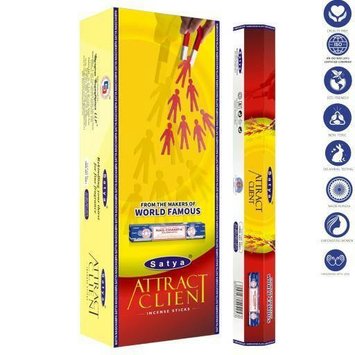 Satya Attract Client Incense Sticks 9''