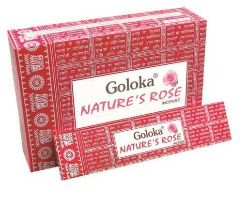 Goloka Nature'S Rose Incense Sticks, 15g 7.8''