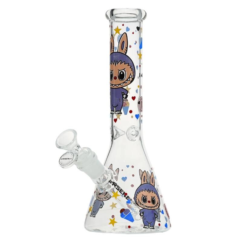 10" 5mm Arsenal Bunny Squad Beaker - Purple