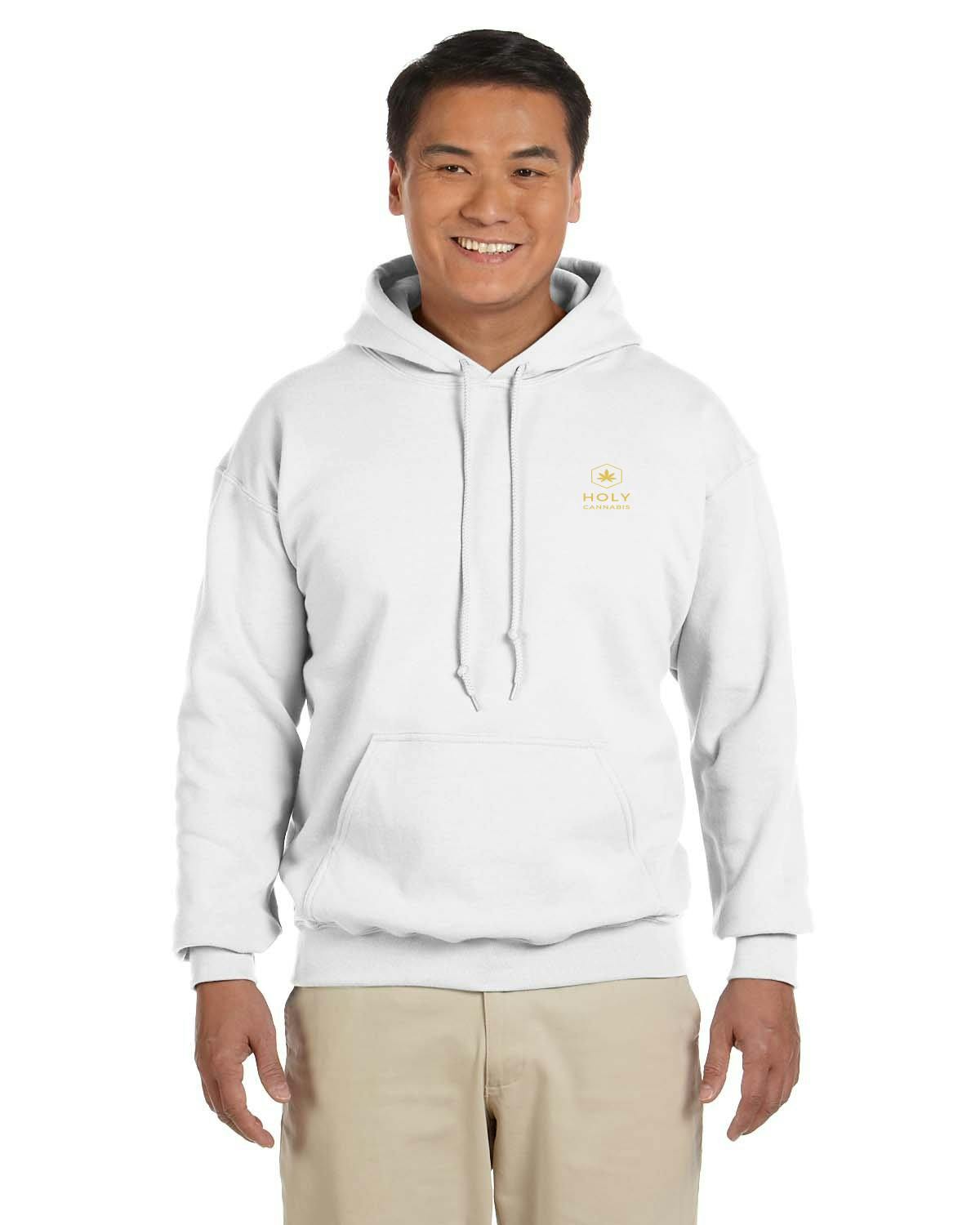 Holy Cannabis White Unisex Hoodie Small