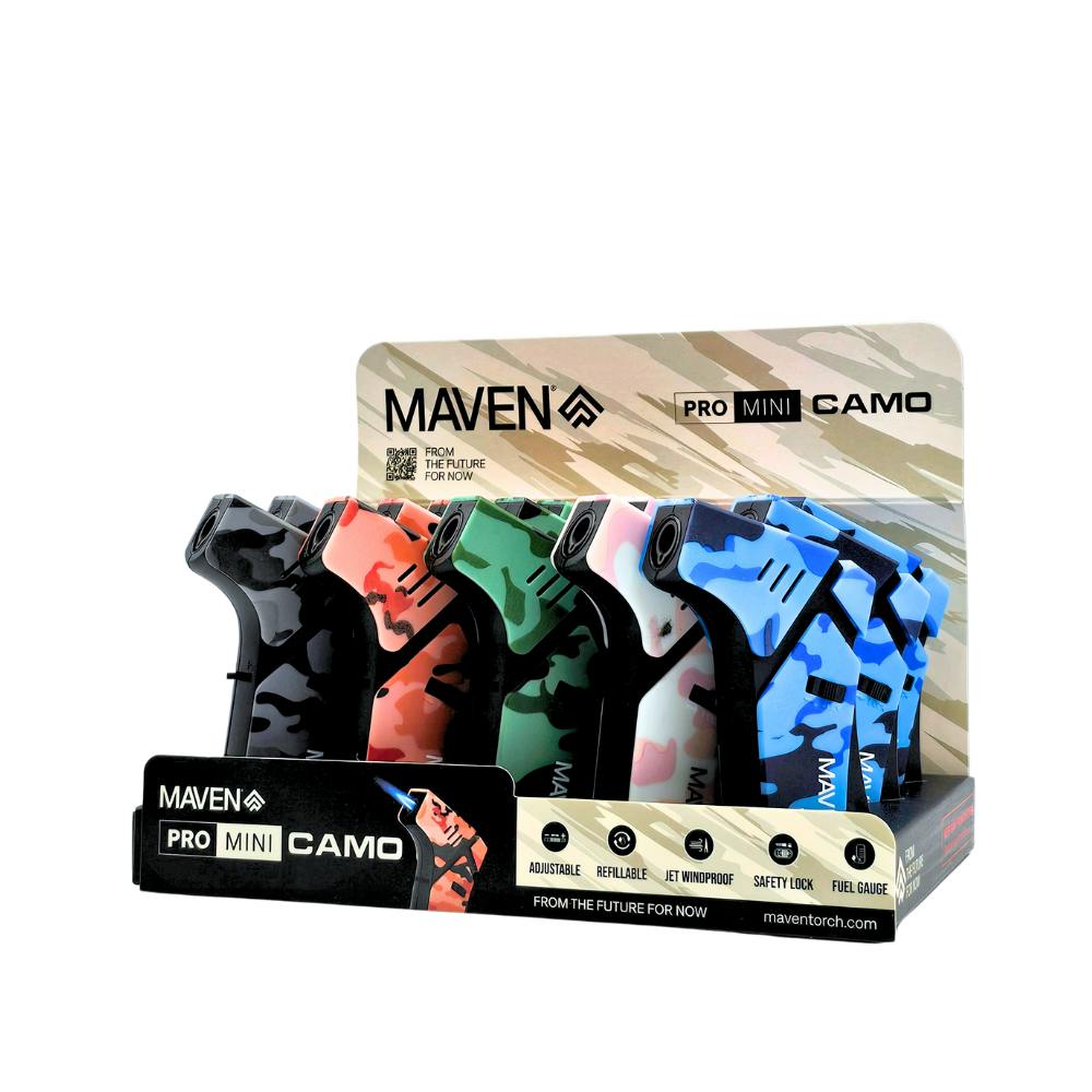 Maven Pro Mini Camo Torch Lighters