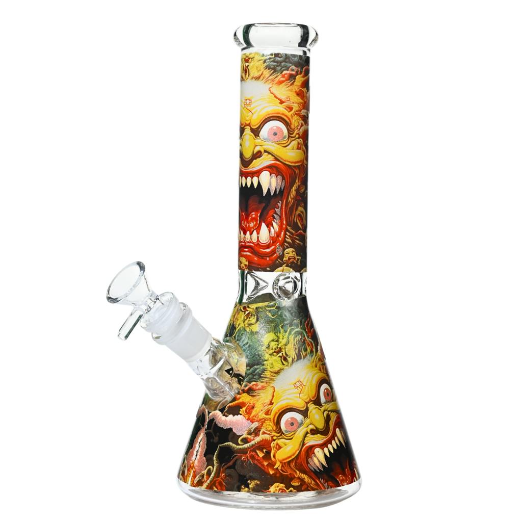 10" 5mm Arsenal Inferno Rage Beaker (Design 2)