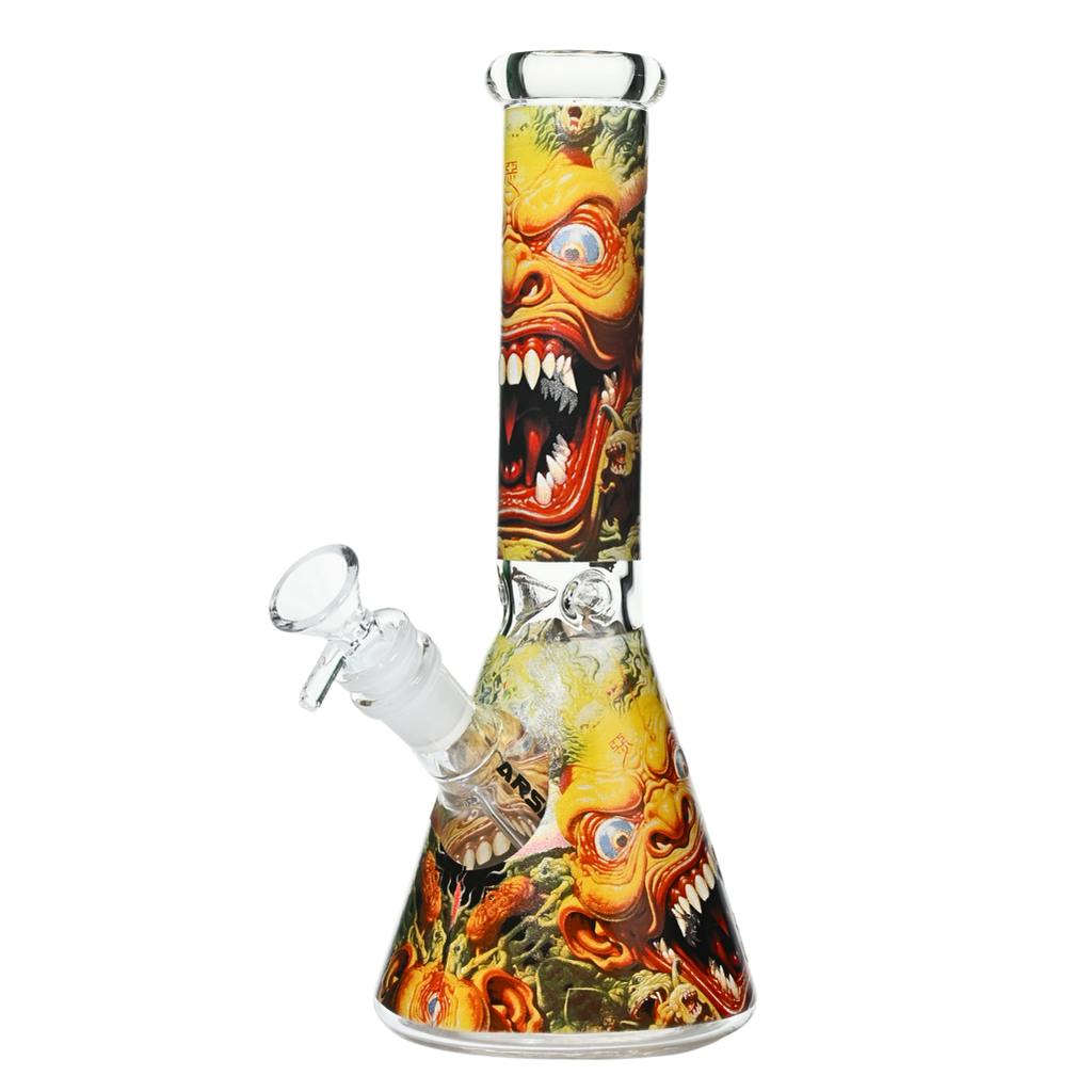 10" 5mm Arsenal Inferno Rage Beaker (Design 3)
