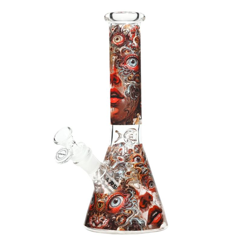 10" 5mm Arsenal Psychedelic Vision Beaker (Design 4)