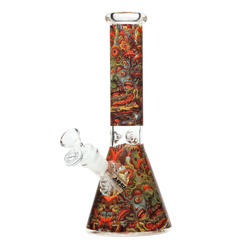 10" 5mm Arsenal Psychedelic Vision Beaker (Design 2)