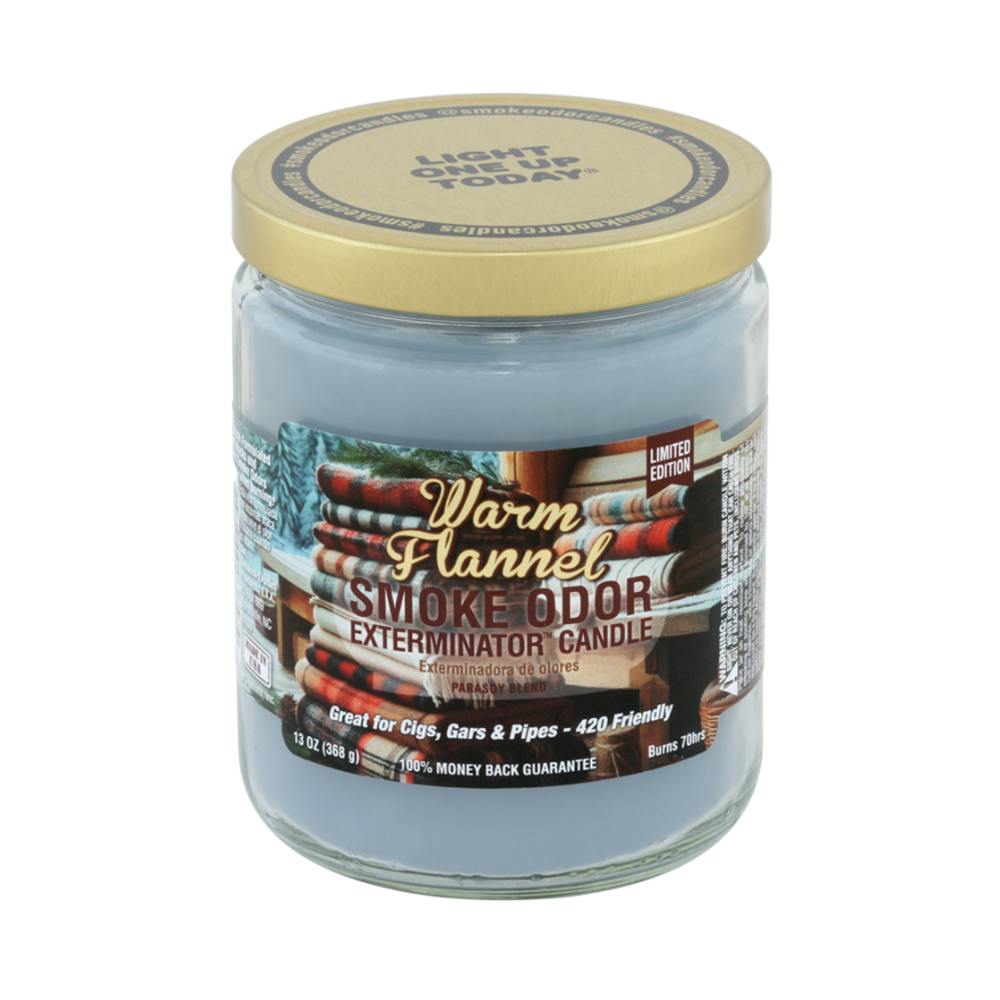 Smoke Odor Candle 13oz Warm Flannel