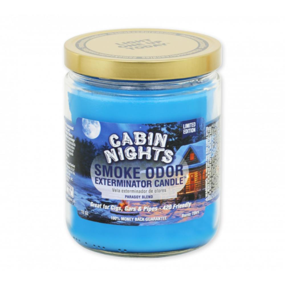 Smoke Odor Candle 13oz Cabin Nights