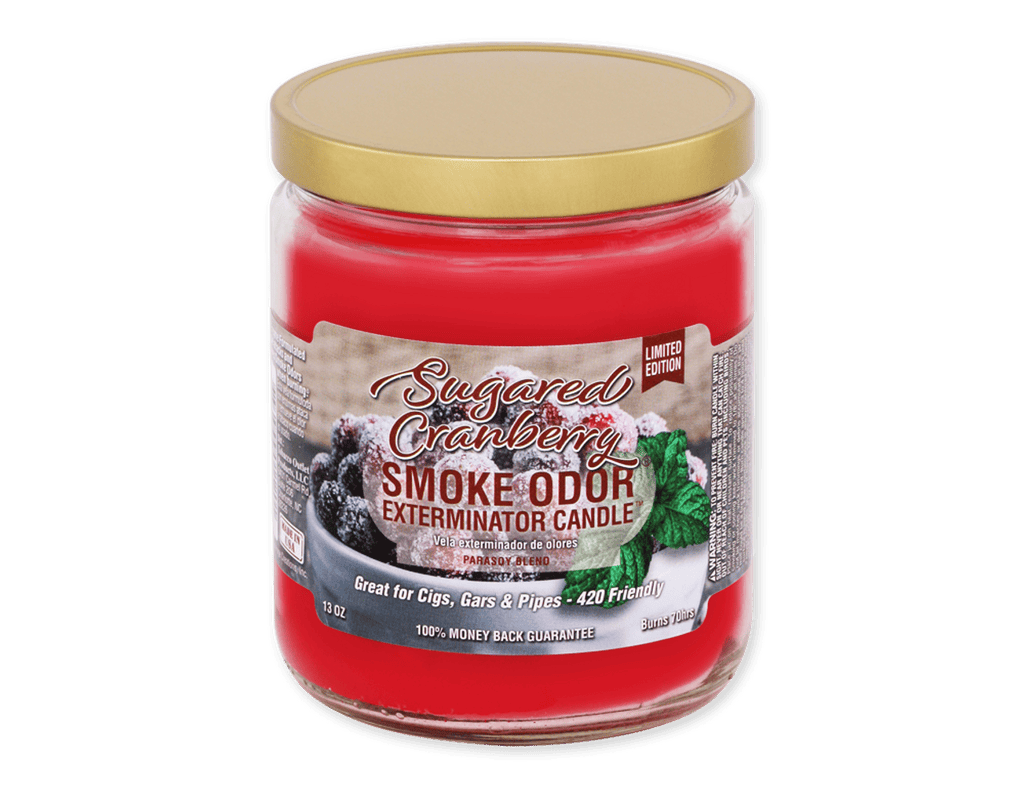Smoke Odor Candle 13oz Sugared Cranberry