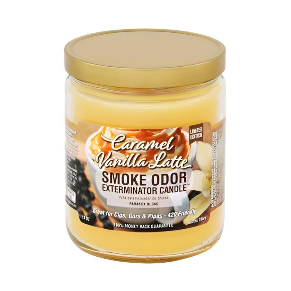 Smoke Odor Candle 13oz Caramel Vanilla Latte