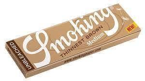 Smoking Unbleached Thinnest Brown Medium Rollin Papers
