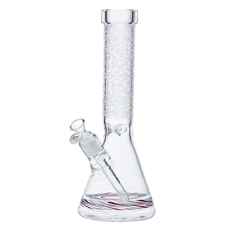 14" 5mm Legendary Etched Twist Beaker
