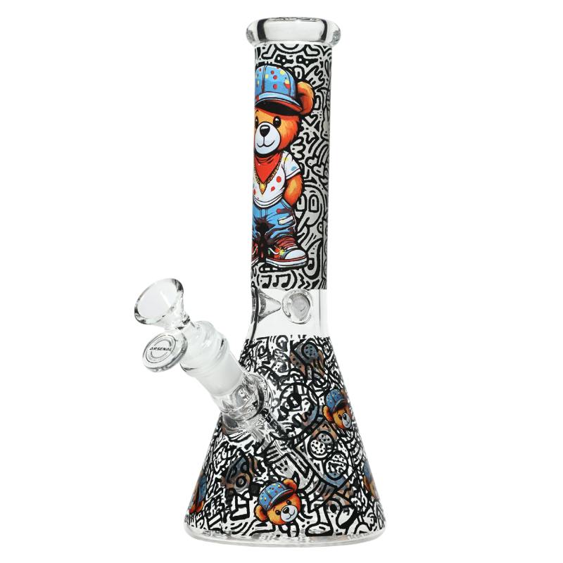 10" 5mm Arsenal Street Bear Beaker
