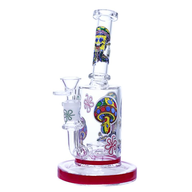 9" OG Original Trippy Mushroom Water Pipe