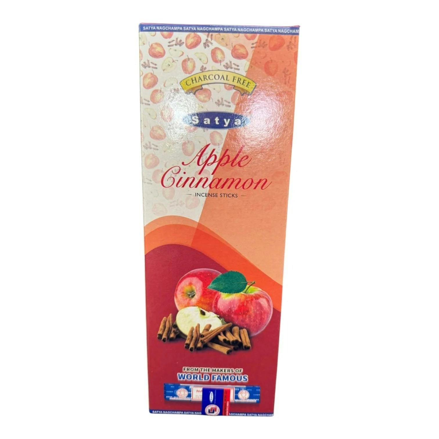 Satya Hexa Apple Cinnamon Incense Sticks