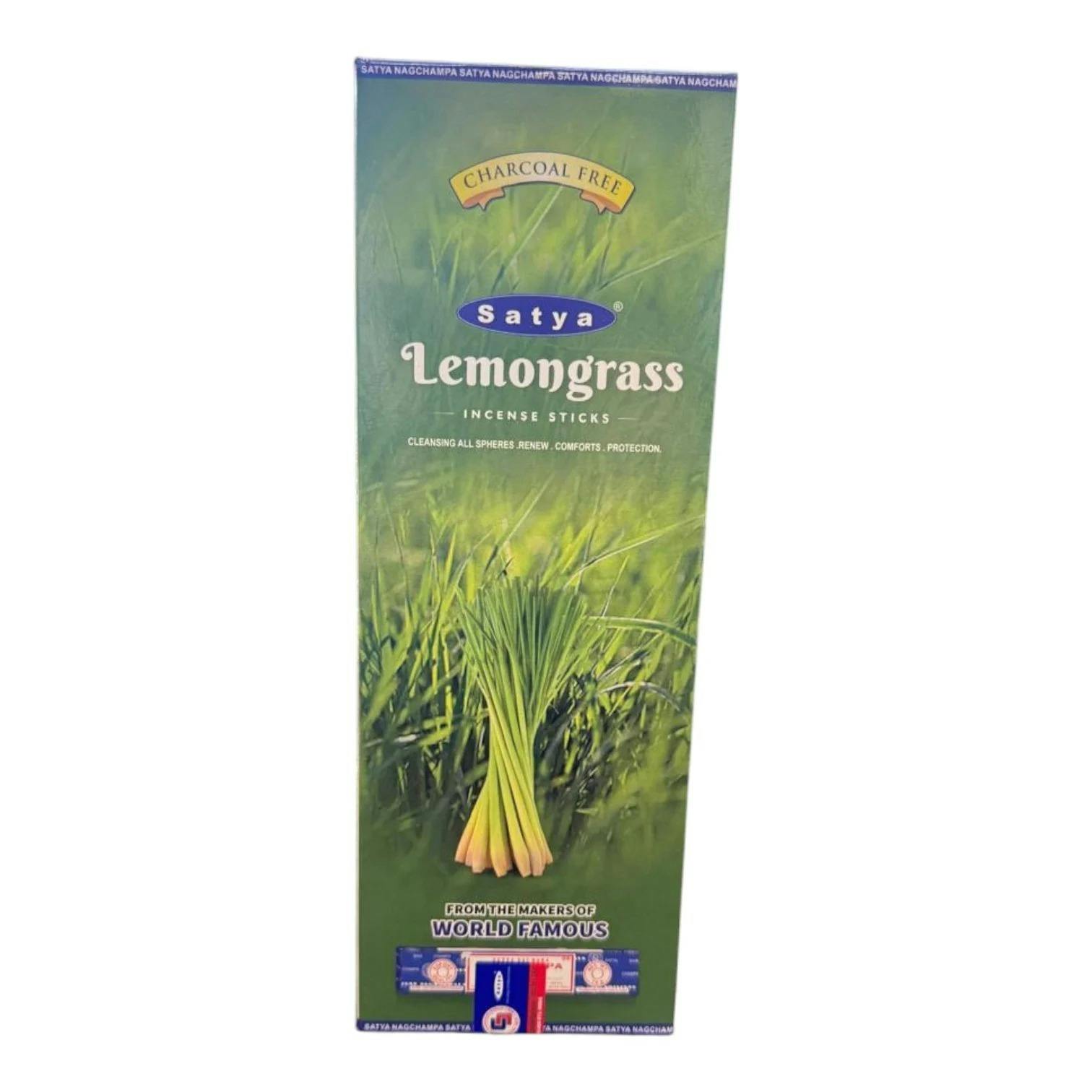 Satya Hexa Lemongrass Incense Sticks
