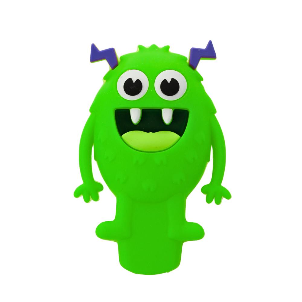 3" Shaggy Silicone Hand Pipe - Assorted Colours