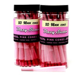 Pink Pre Rolled Cones | 1-1/4″ | 50 Count