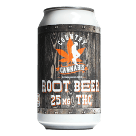 Country Cannabis - Root Beer Soda (25mg) - 12fl oz