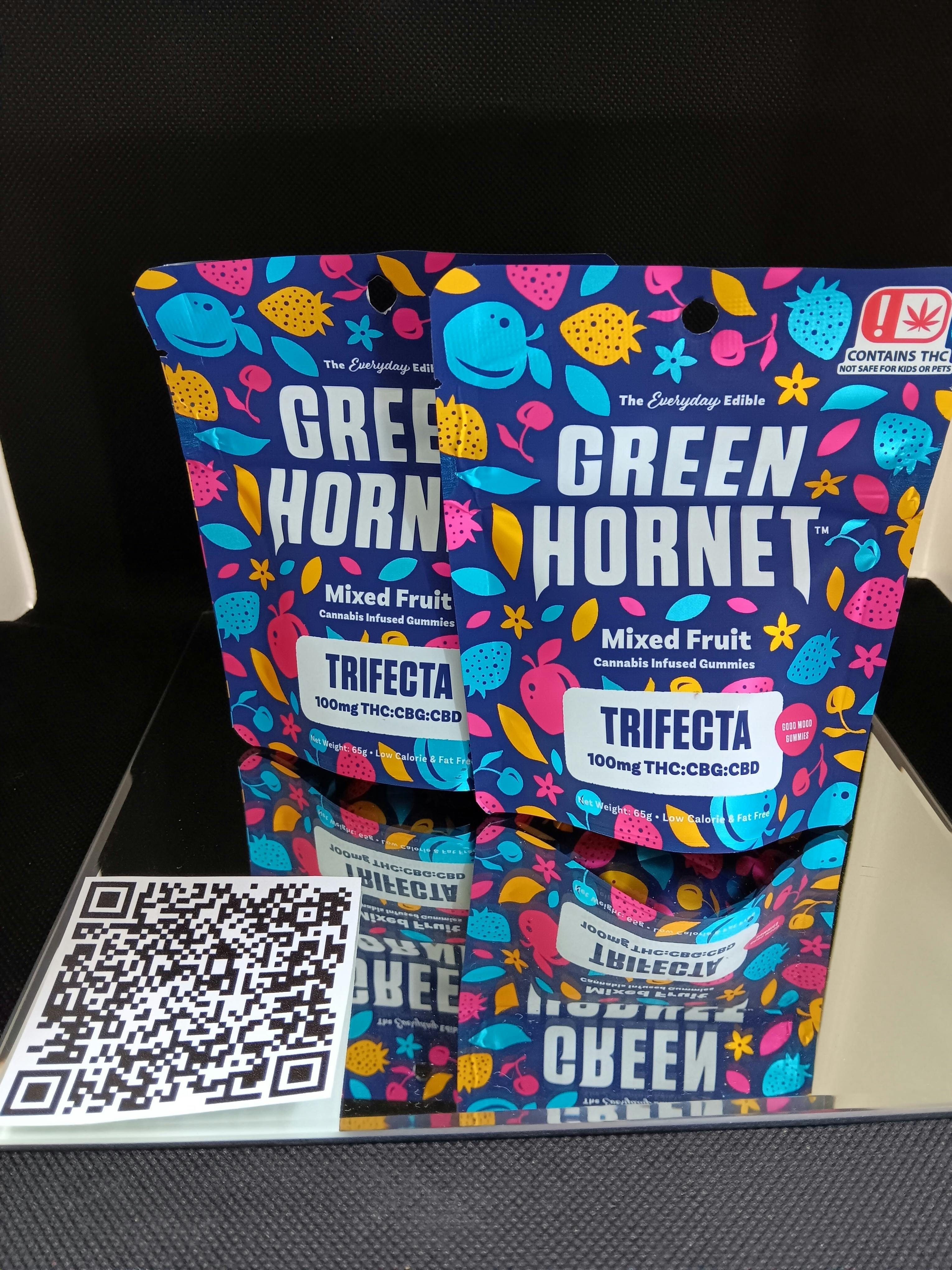 Trifecta Mixed Fruit Gummies | 10pk | 10mg/ea by Green Hornet