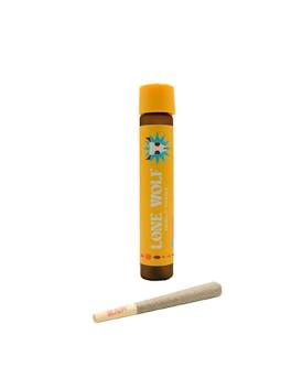 Lone Wolf - Badder Infused Pre-Roll - Wedding Cake - 1.5g