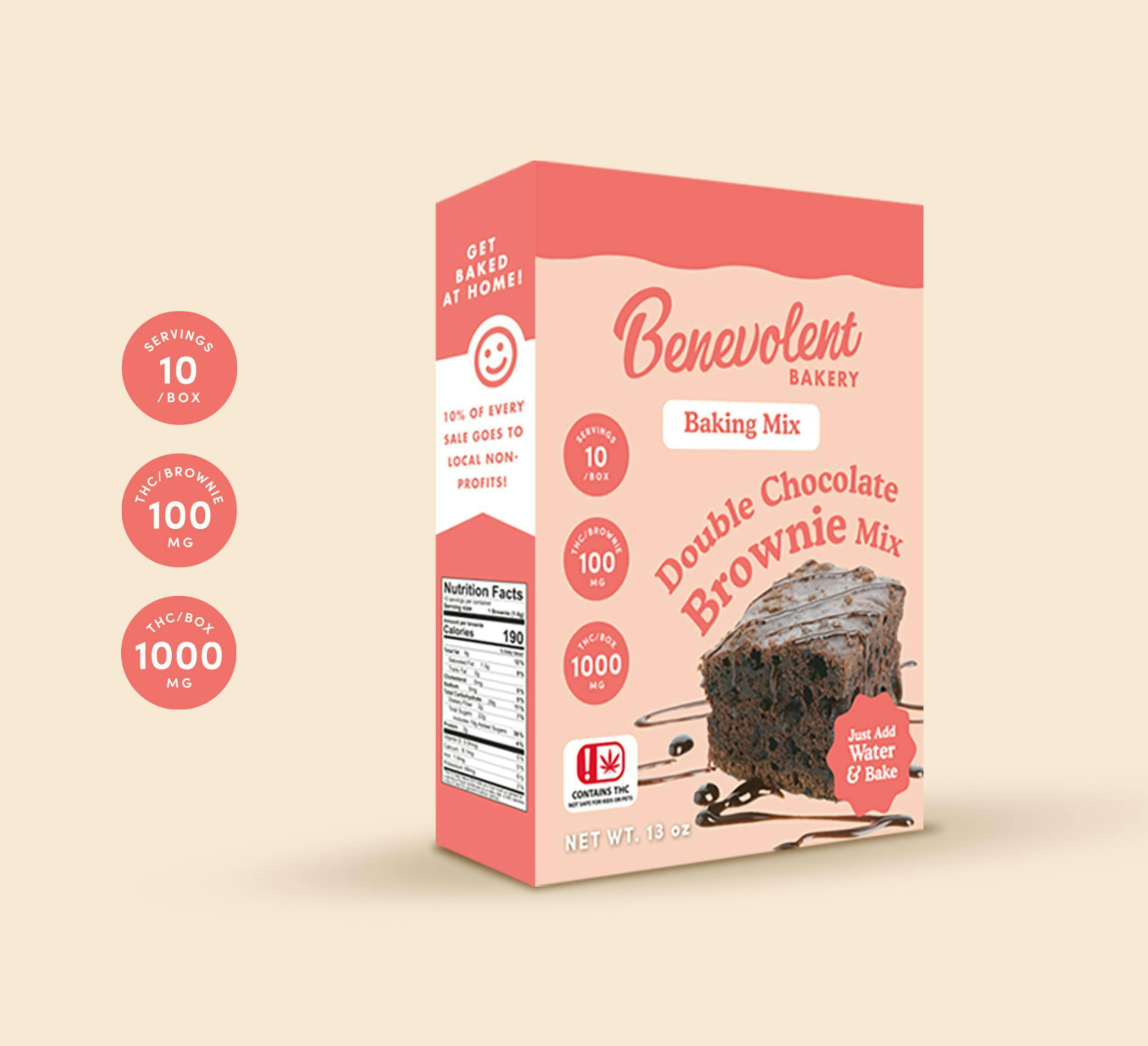 Benevolent Bakery - Infused Double Chocolate Mix 1000mg
