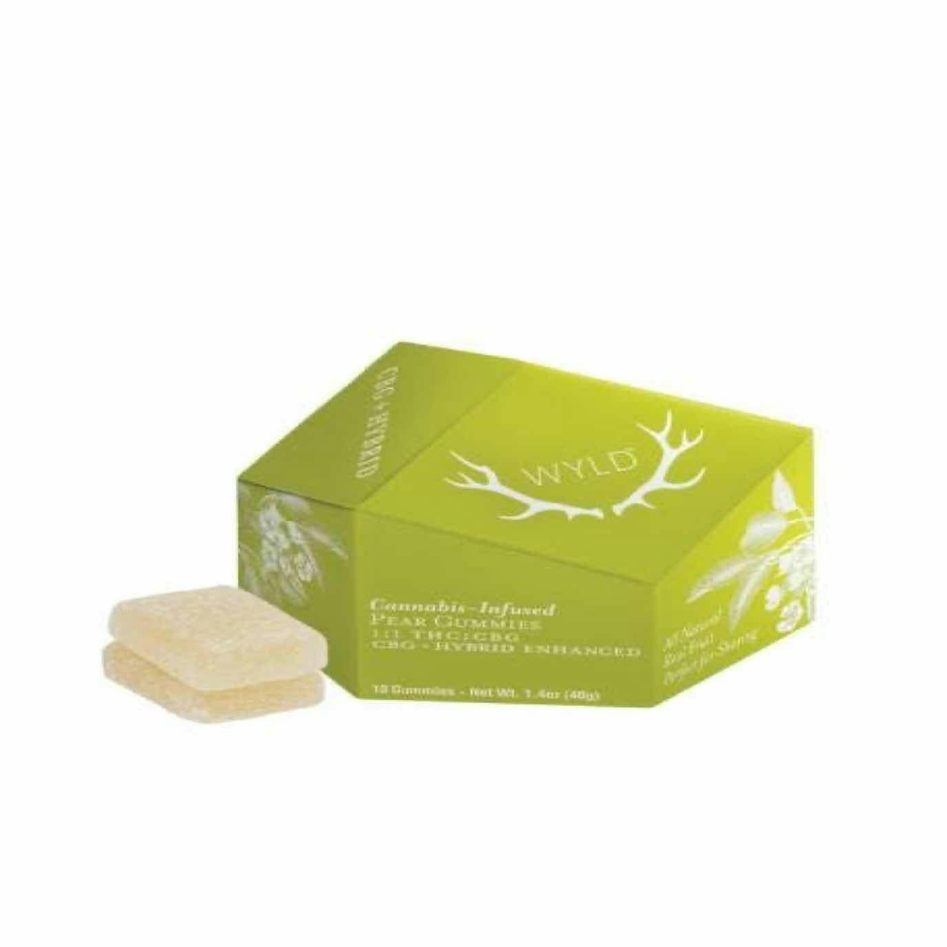 Wyld Edibles - Pear Gummies 1000mg THC / 1000mg CBG