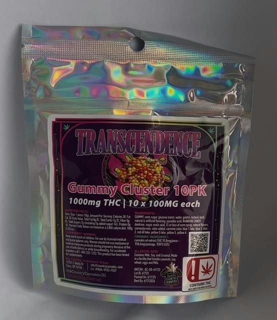 Transcendence - Gummy Cluster - 10-pack 1000mg THC