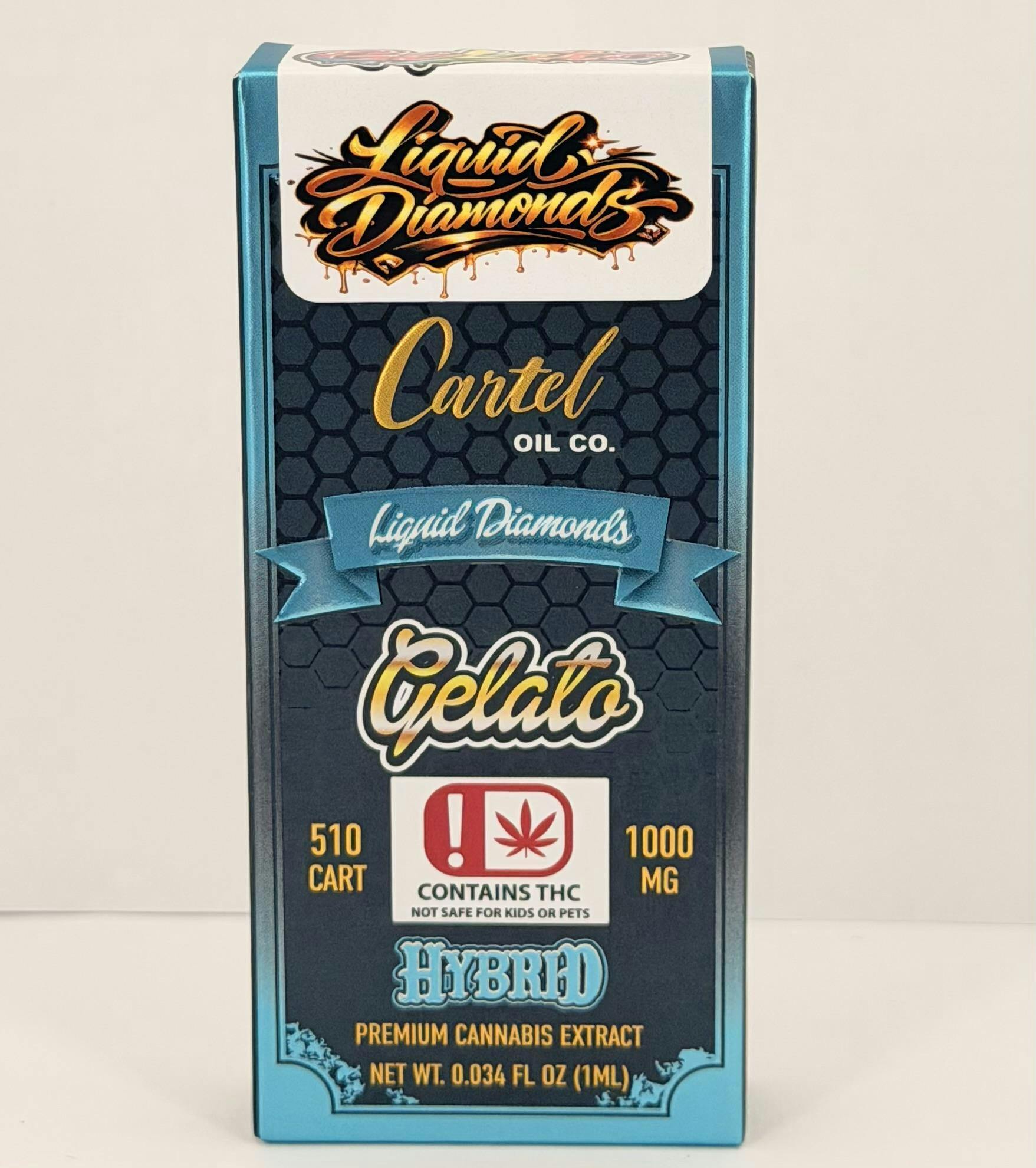 Cartel Oil Co | 510 Cartridge | Liquid Diamonds | Hybrid | Chemdog | 1g