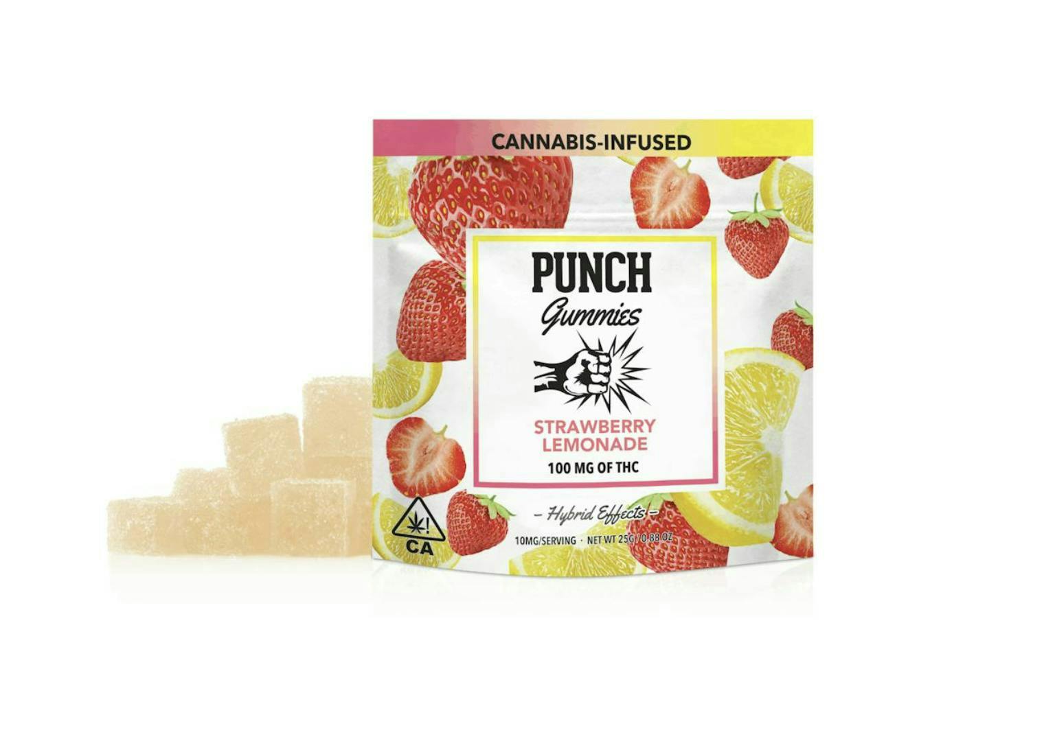 Punch - Strawberry Lemonade Gummies 100mg