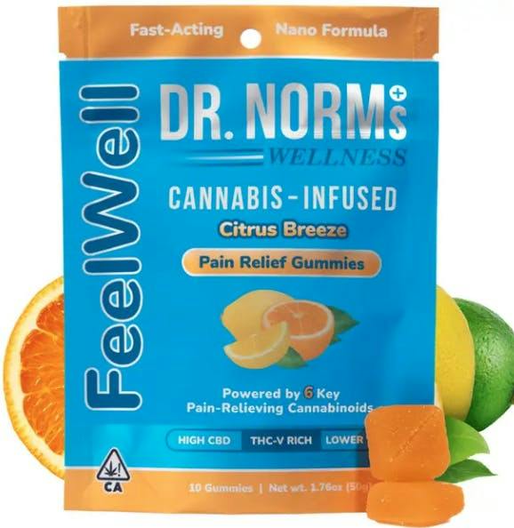 Dr. Norm's - FeelWell Citrus Breeze Gummies 100mg