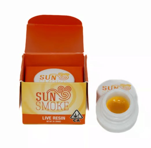 SunSmoke - Zkittlez Live Resin Badder 1g - 1 gram at Goldenhour Collective - Weed