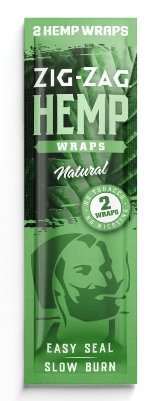 Zig Zag - Natural Hemp Wraps 2 Pack