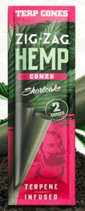 Zig Zag - Shortcake Hemp Terp Cone 2 Pack