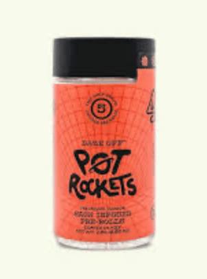 Daze Off - Grandaddy Purple Pot Rockets Infused 5-Pk Prerolls 2.5g - 2.5 grams