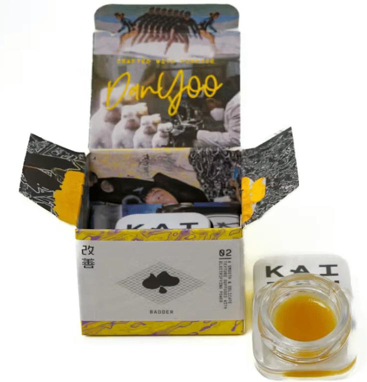 Kaizen - Papaya Strawberry Live Resin Badder 1g - Crimson Nectar Live Resin Badder 1g - Sample